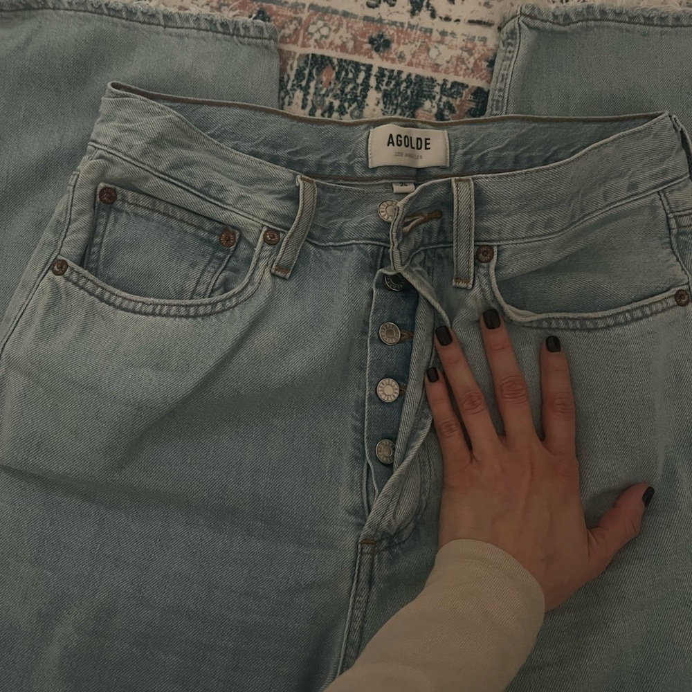 AGOLDE Light Blue Jeans - Picture 3 of 7